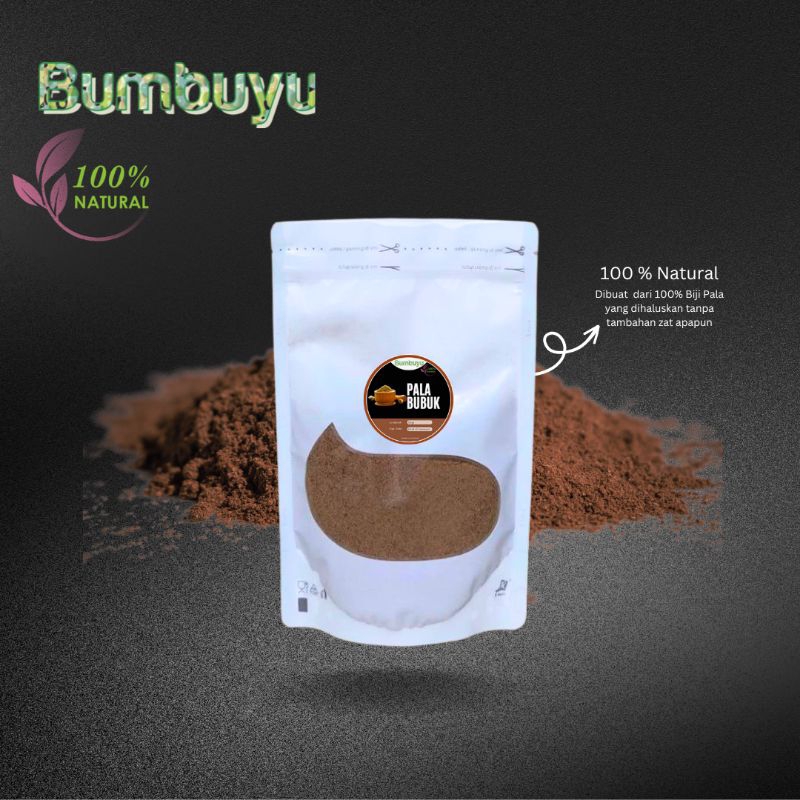 

Bumbuyu - Biji Pala Bubuk / Nutmeg Powder