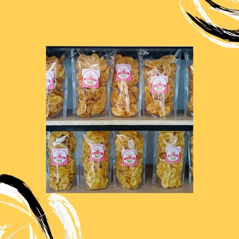 

Kripik pisang manis & asin ukuran 1/2 Kg ready stok