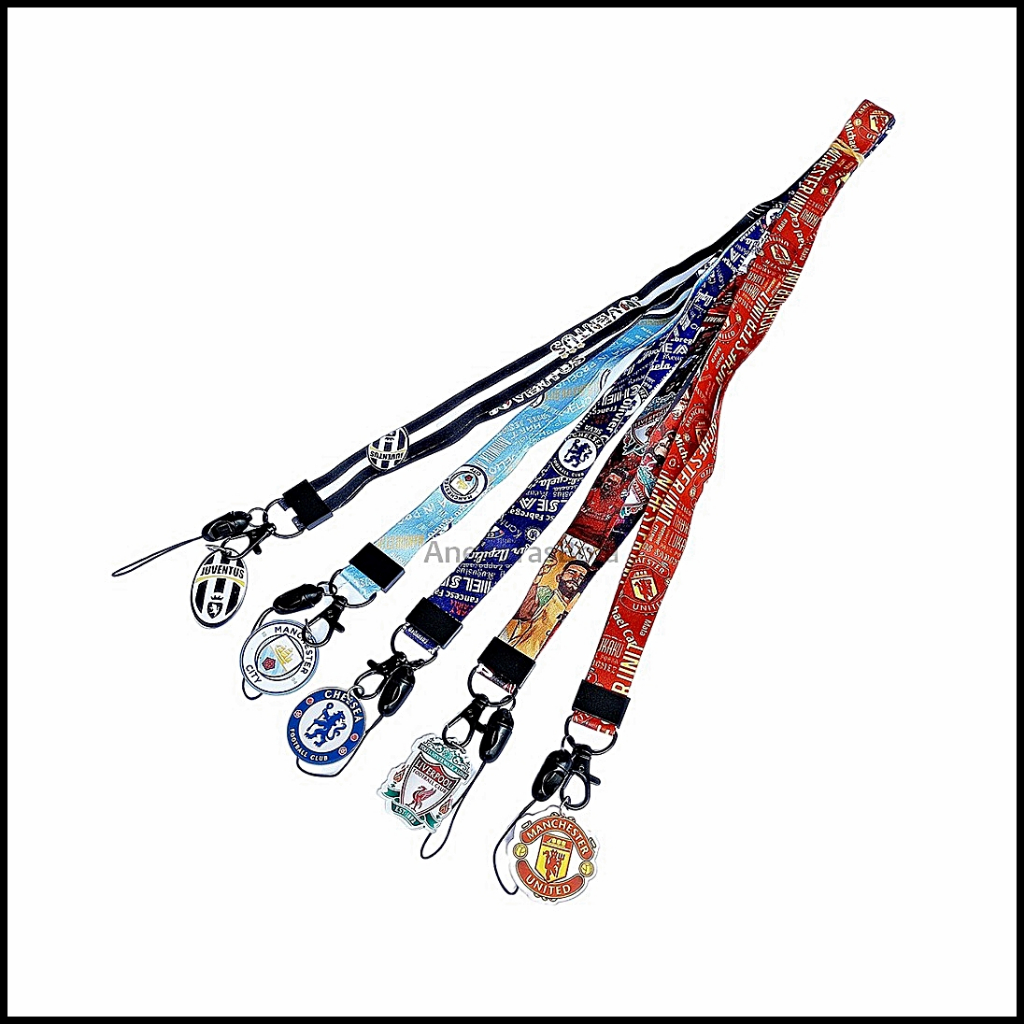 

Lanyard Printing Bolak Balik Klub Sepakbola Barca Arsenal Liverpool Inter Milan
