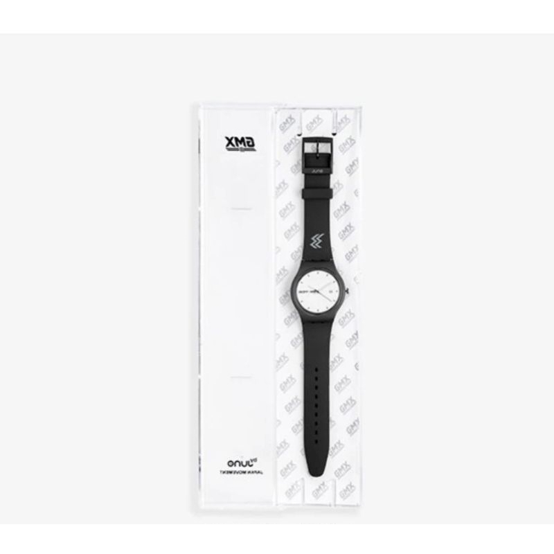 Geoff Max Midnigth Black White Jam tangan pria wanita jam tangan distro