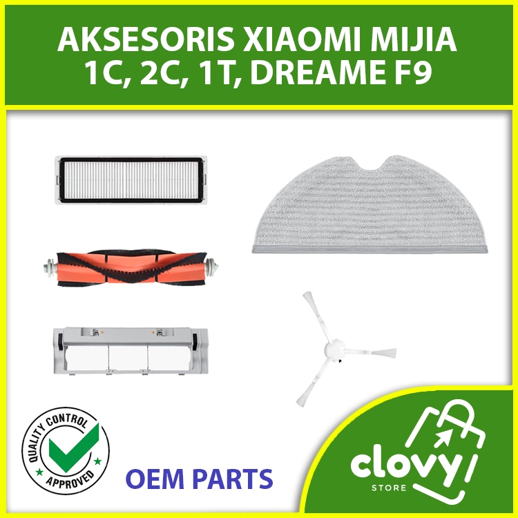 Xiaomi Mijia 1C, 2C, Dreame F9 Robot Vacuum Aksesoris