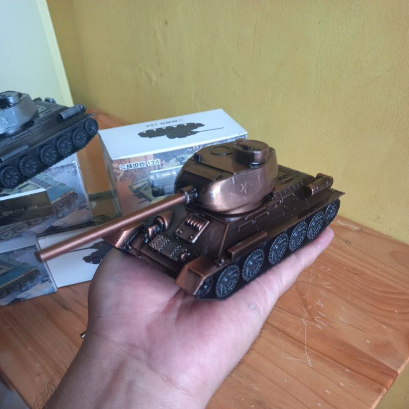 DIECAST MAINAN MINIATUR TANK TEMPUR TENTARA TNI MILITER PERANG ARMY BAHAN BESI