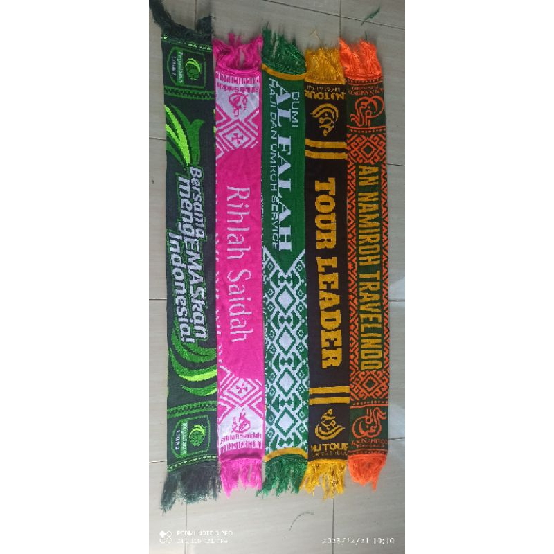 syal rajut custom