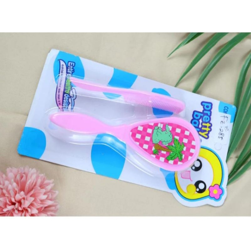 2 in 1 sisir bayi set murah perlengkapan mandi bayi