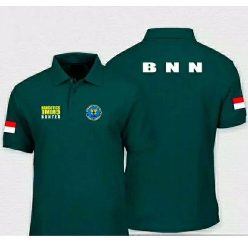 kaos bnn seragam bnn baju bnn ful bordir