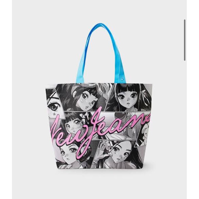 READY STOCK OFFICIAL NEW JEANS X LINE TOTE BAG