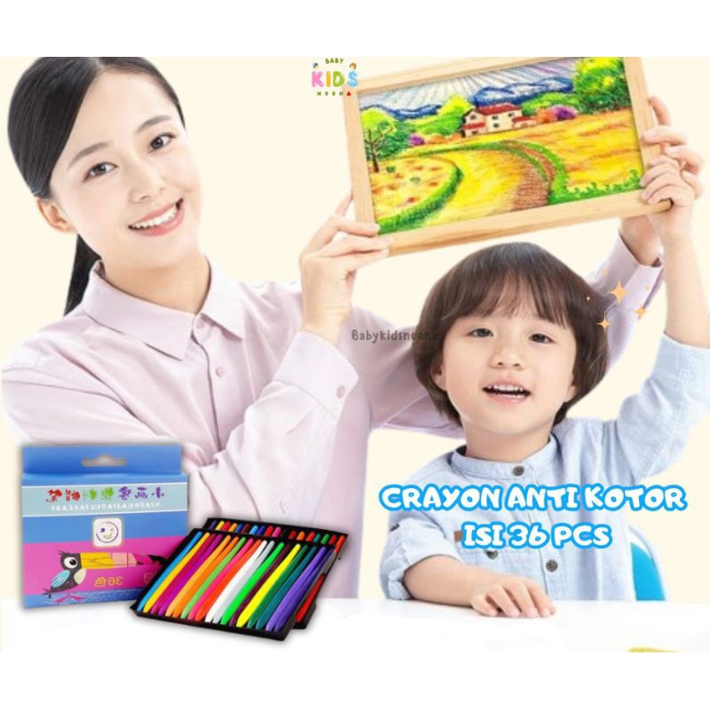 

High Quality Crayon Lab Non Toxic Crayon Triangular Crayon Lab Triangle Crayon Plastik Anti Kotor