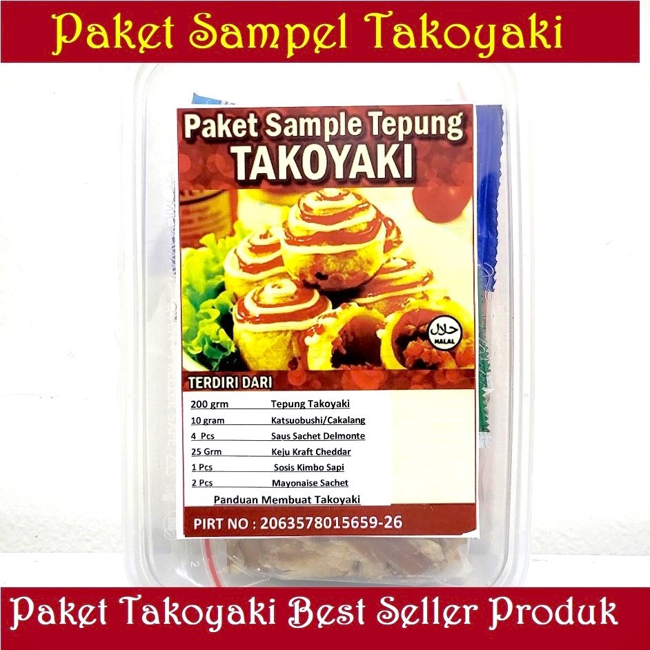 Paket Coba-Coba Takoyaki - Paket Percobaan Takoyaki -Paket Takoyaki