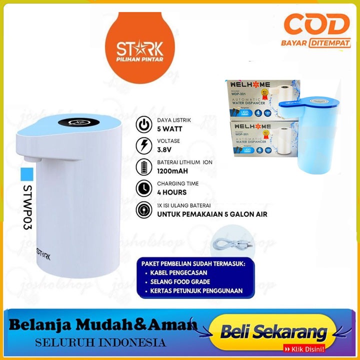 Pompa Galon Elektrik Stark STWP03 POMPA GALON ELEKTRIK STARK - POMPA GALON MURAH - POMPA GALON CASAN