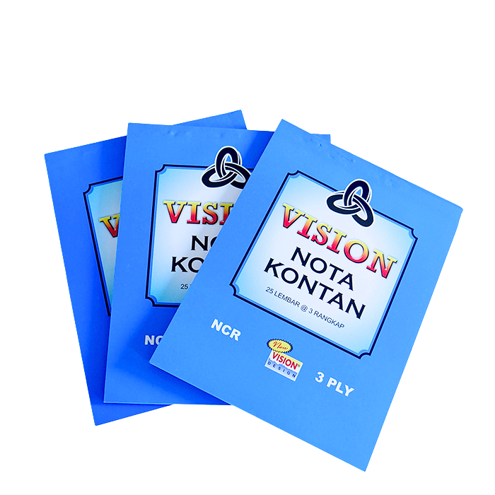 

NOTA KONTAN 3PLY KECIL /BESAR 3X25 VISION 052027