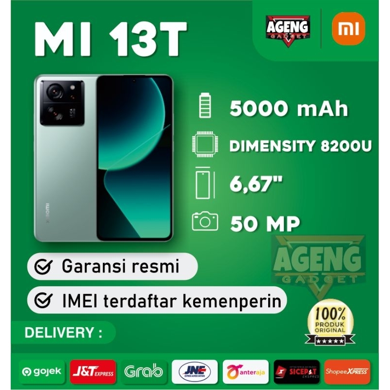 Xiaomi Mi 13T 5G 12/256 Garansi Resmi Xiaomi 100% Original