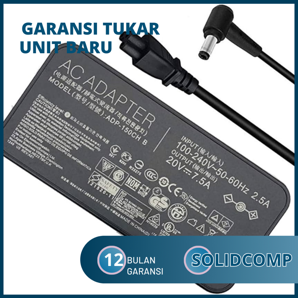 Adaptor Charger Laptop For Asus TUF Gaming FX505 FX505D