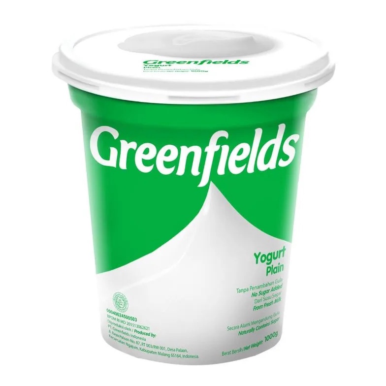 

P8 Greenfields Yogurt Greenfield Plain 1L GOGO Order