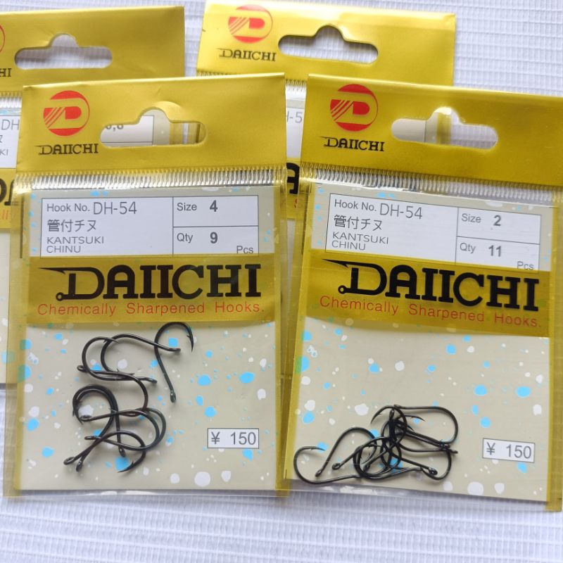 Mata kail pancing Daichi DH 54 - Chinu warna hitam DH 54