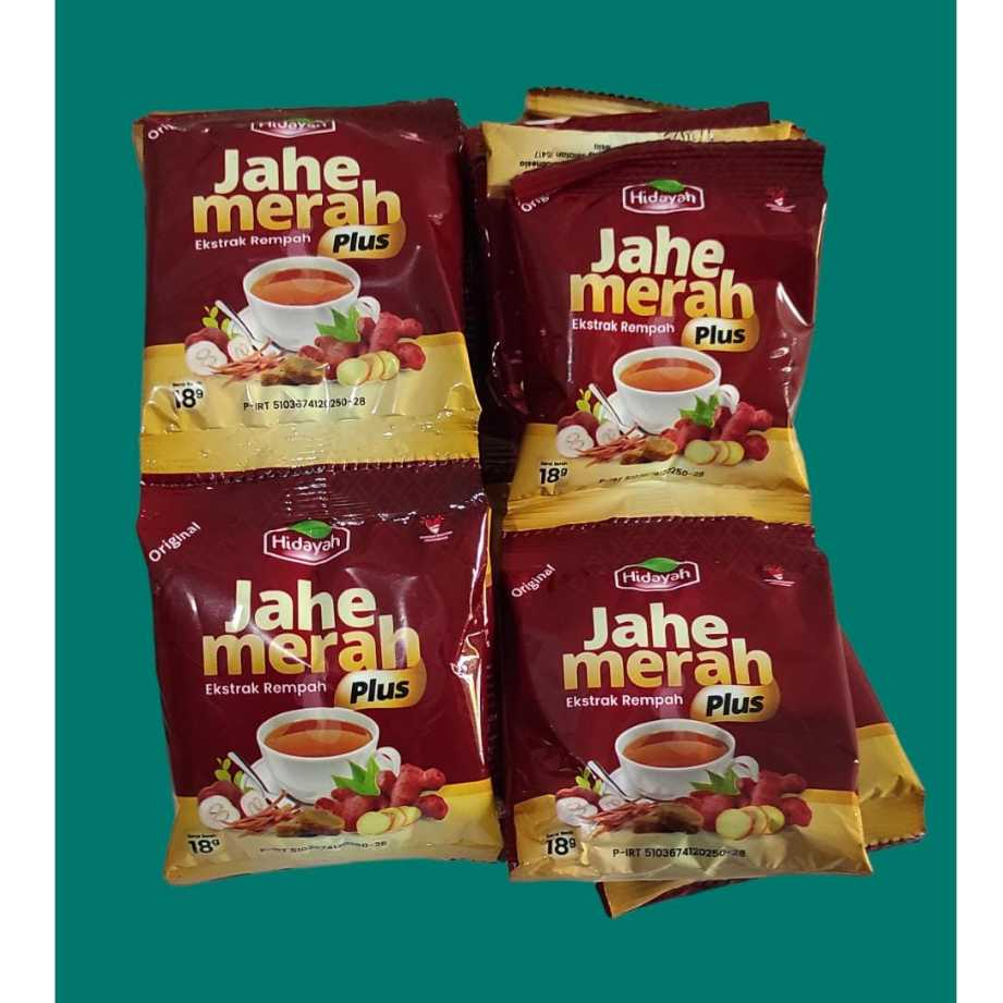 

JAHE Merah HIDAYAH - Kemasan RENCENG ISI 12saset