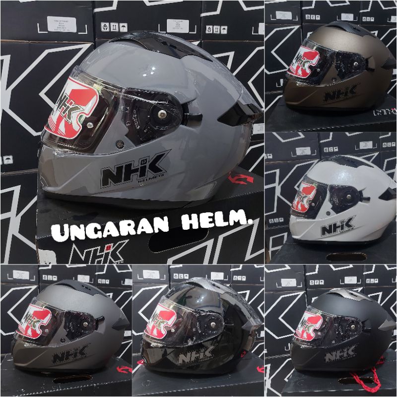 HELM NHK GP PRIME DOUBLE VISOR FULLFACE NHK