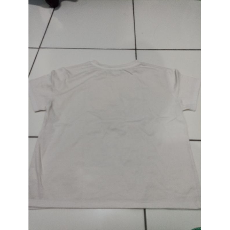 kaos nevada disney putih / preloved