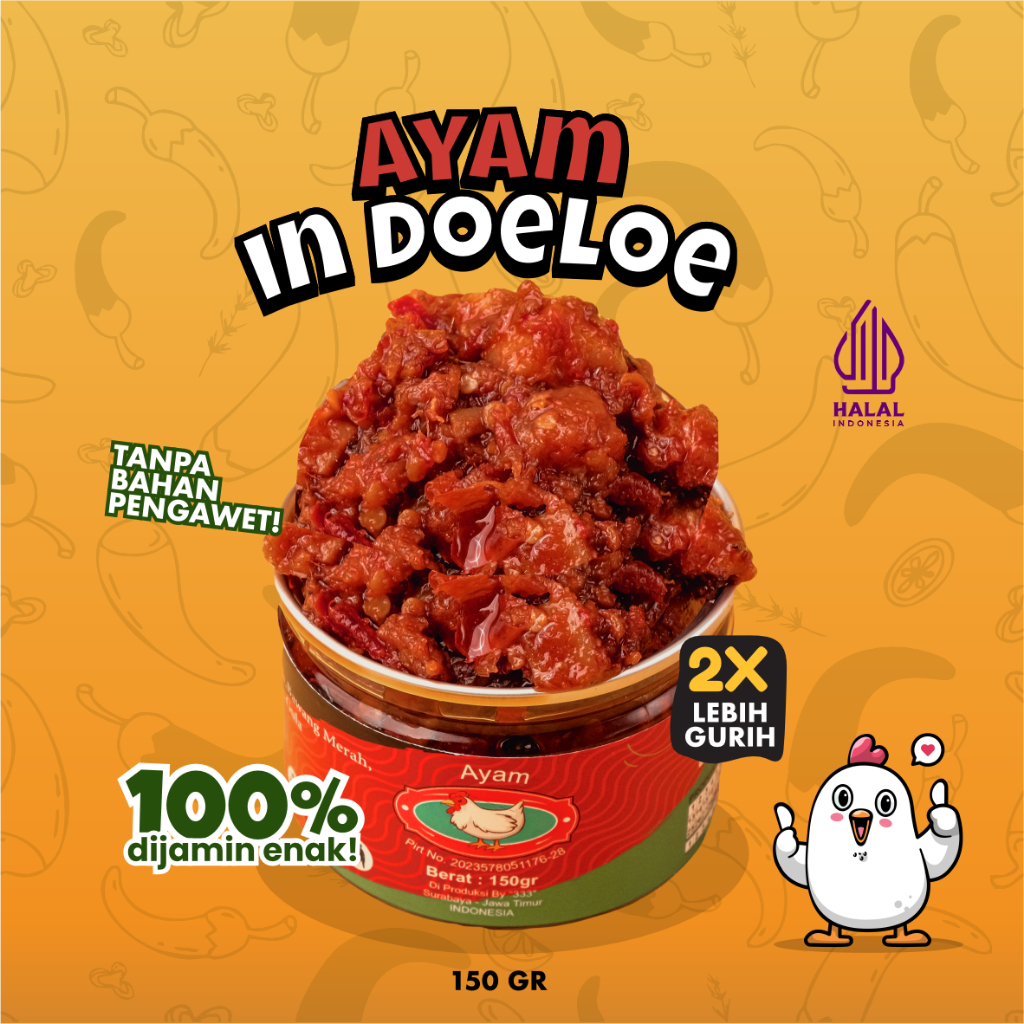 

Grace Sambel - Sambal Ayam in Doloe 150 gr