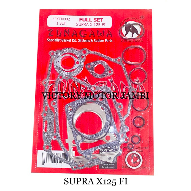 PAKING FULLSET SUPRA X125 FI ZUNAGAWA