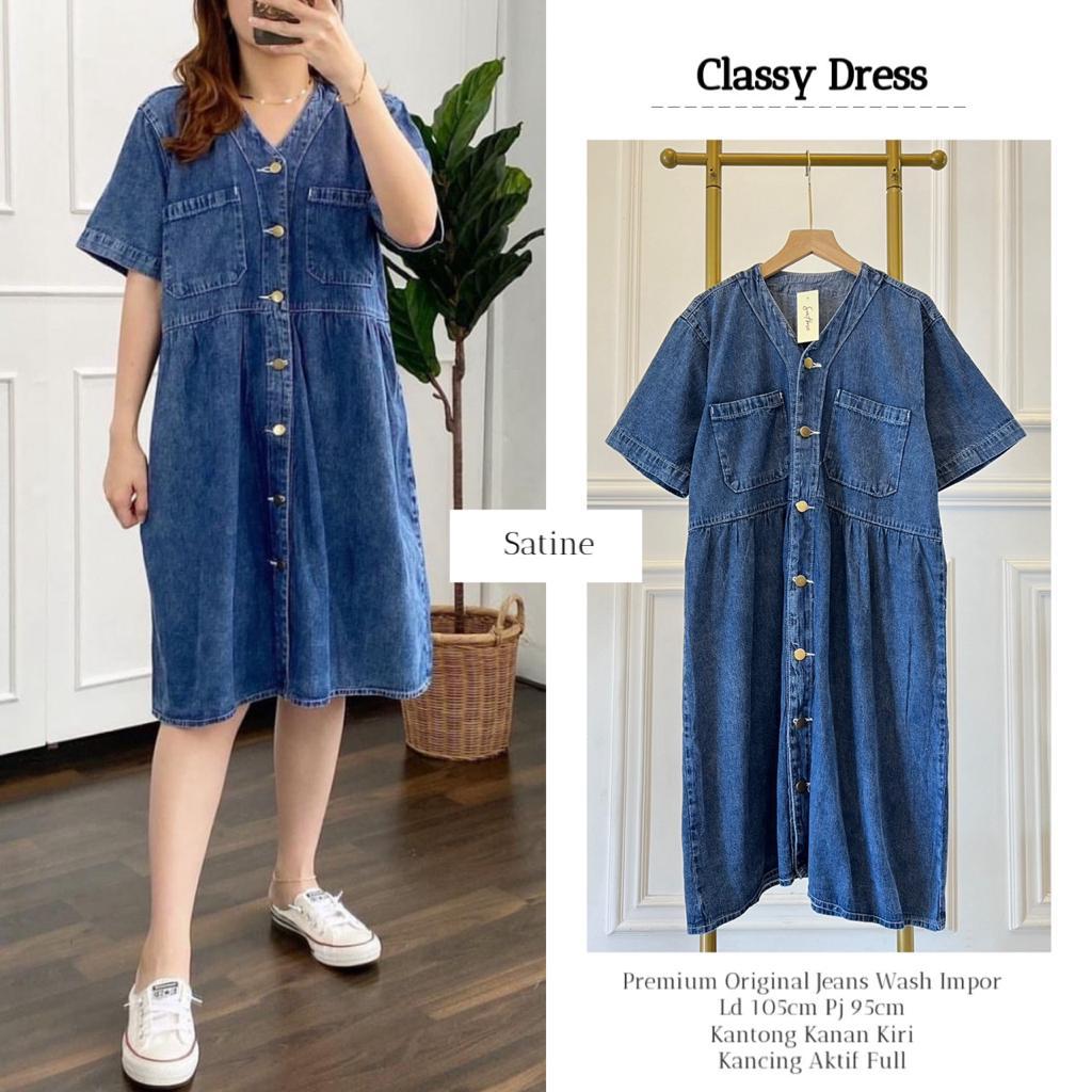 classy dress by satine