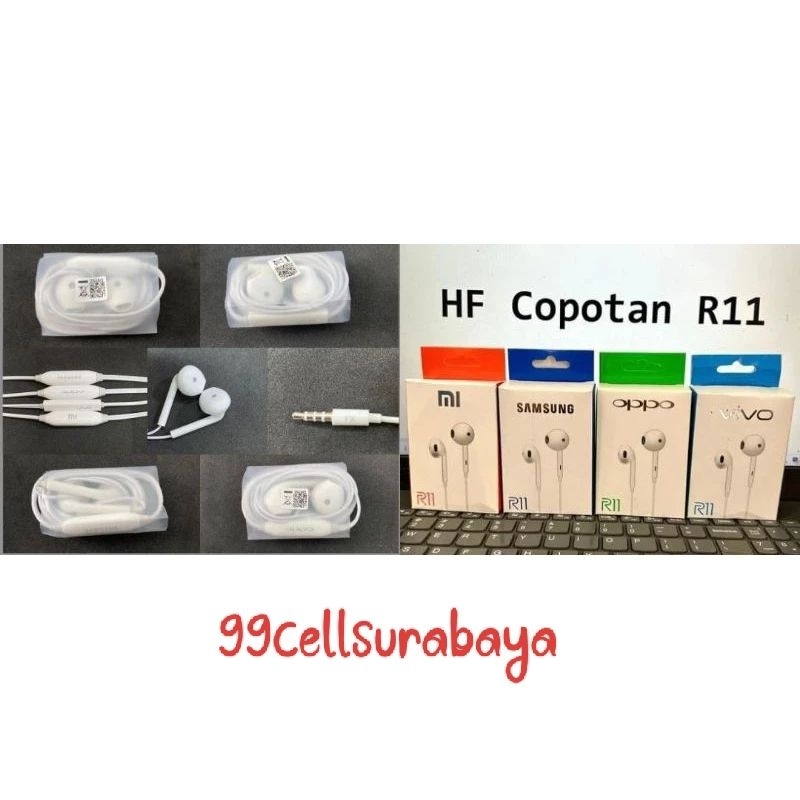 hf | Headset | Handsfree Branded R11 | Copotan R11