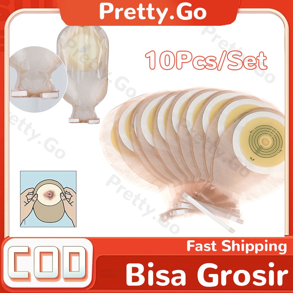 10Pcs Colostomy Bag Kantong Kolostomi Dewasa/Anak Colostomy Bag