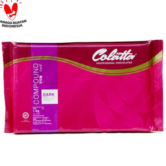 

Pasti Murah Cokelat Batang Colatta Dark Dark Chocolate Compound 1kg