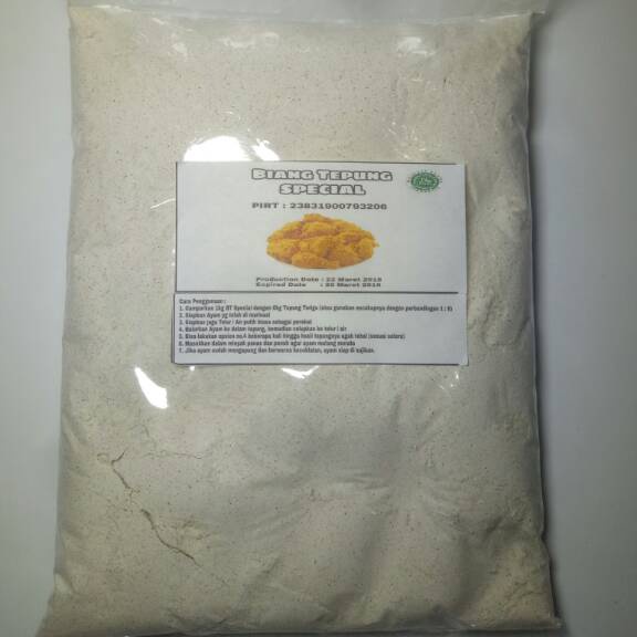 

Terlaku Biang Tepung Spesial 1 Kg Tepung Bumbu Ayam Goreng Crispy Special 1Kg