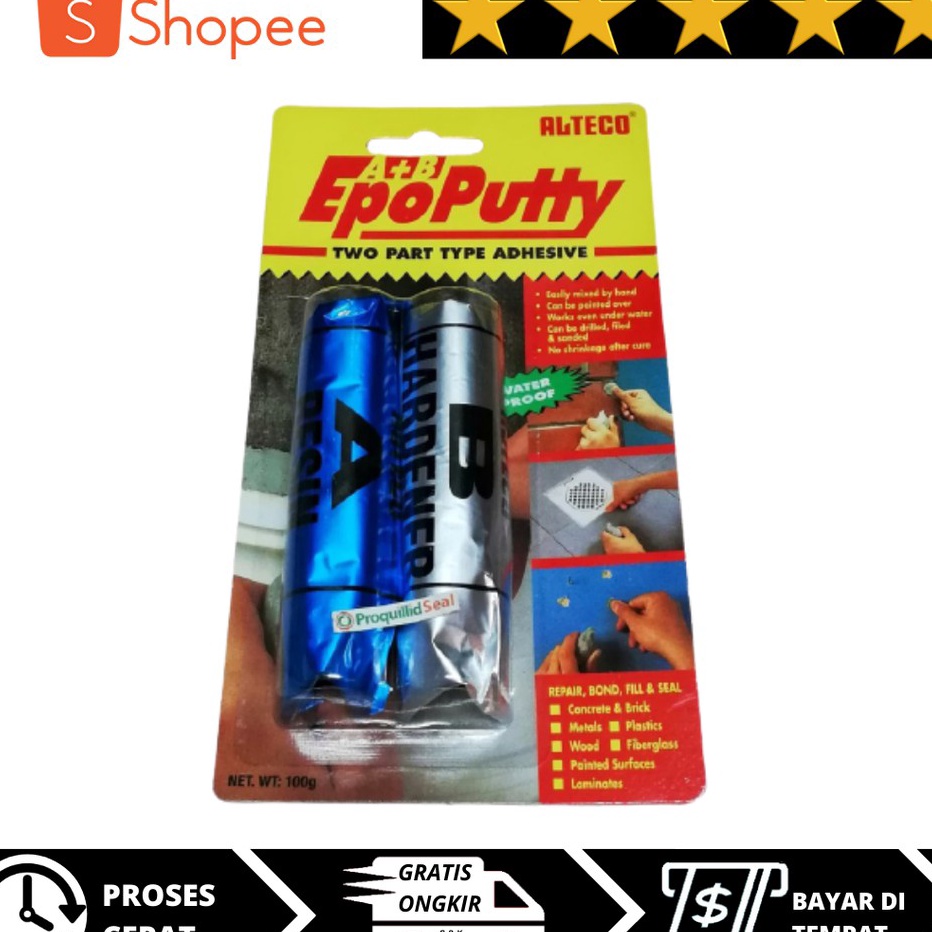 

Lem Epo Putty Alteco Epo Putty Lem porting 1 gram