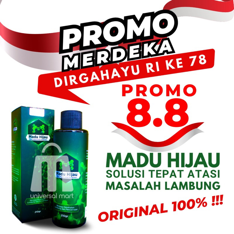 

MADU HIJAU ORIGINAL 1000% ATASI MAAG KRONIS GERD ASAM LAMBUNG CEMAS BERLEBIH PSIKOSOMATIS NYERI ULU HATI DAN LAINNYA