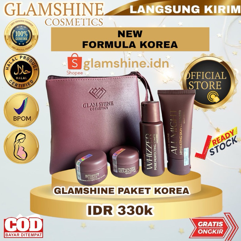 Glamshine Paket Gold Series Glamshineofficial Glamshine official store Glam Shine Glame shine Glames