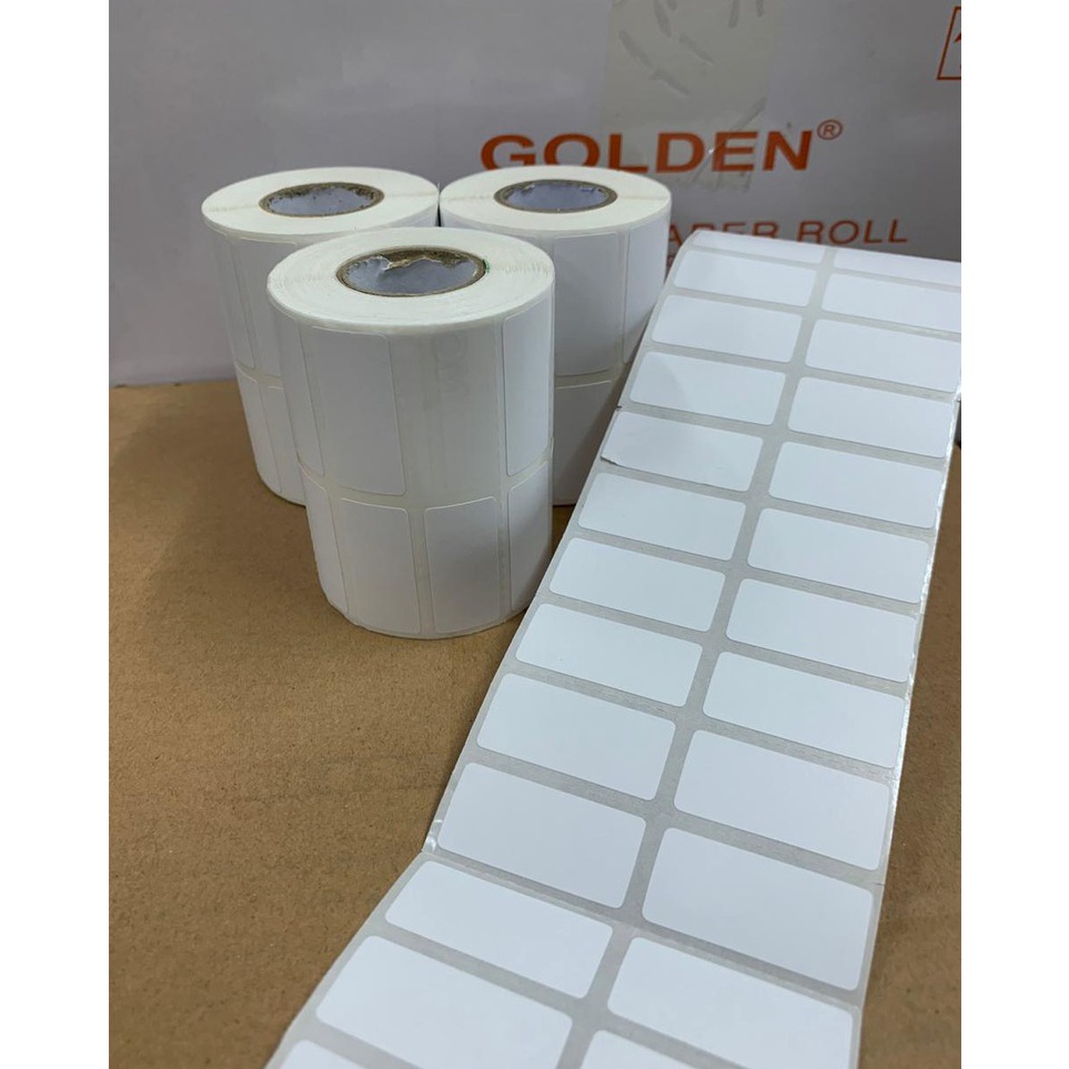 

Ready Stock LABEL THERMAL BARCODE 33 X 19 mm DIRECT THERMAL 33x19 mm 2 LINE