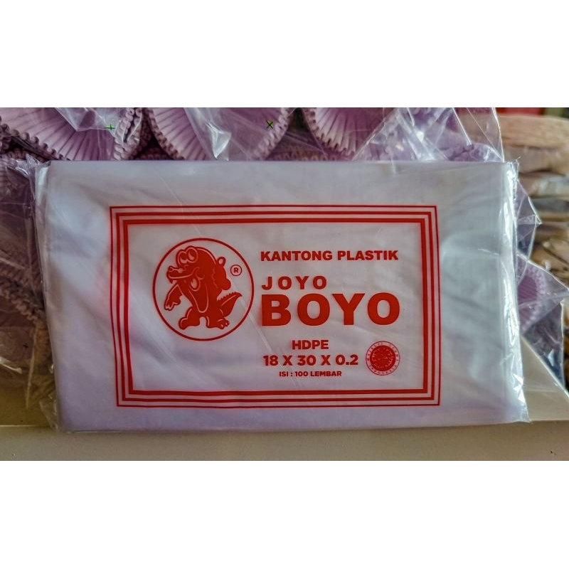 PLASTIK TAHAN PANAS JOYO BOYO HDPE 18X30X02