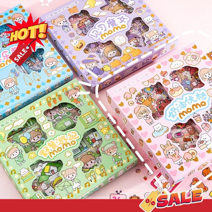 

Terbaru MOMO STIKER KOREA ISI 1 PCS STICKER DECO AESTHETIC STICKER DIY TUMBLER BINDER CASE HP DIARY BUJO SCRAPBOOK MOMO GIRL