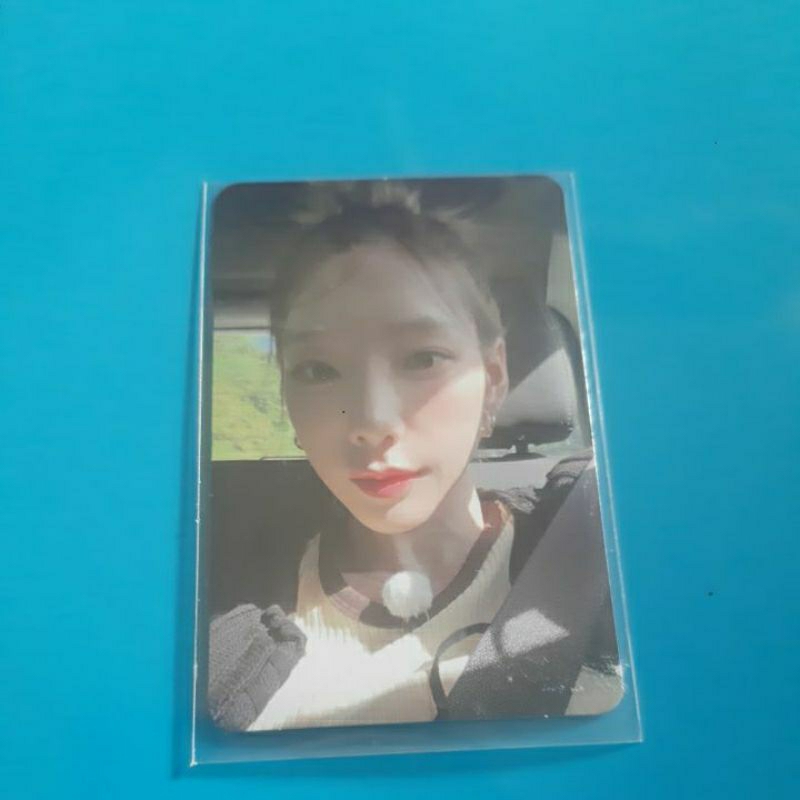 photocard taeyeon snsd forever 1 deluxe car