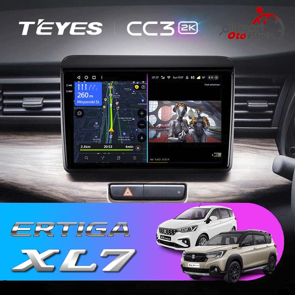 Head Unit TEYES CC3 / CC3 2K All New Ertiga / XL7