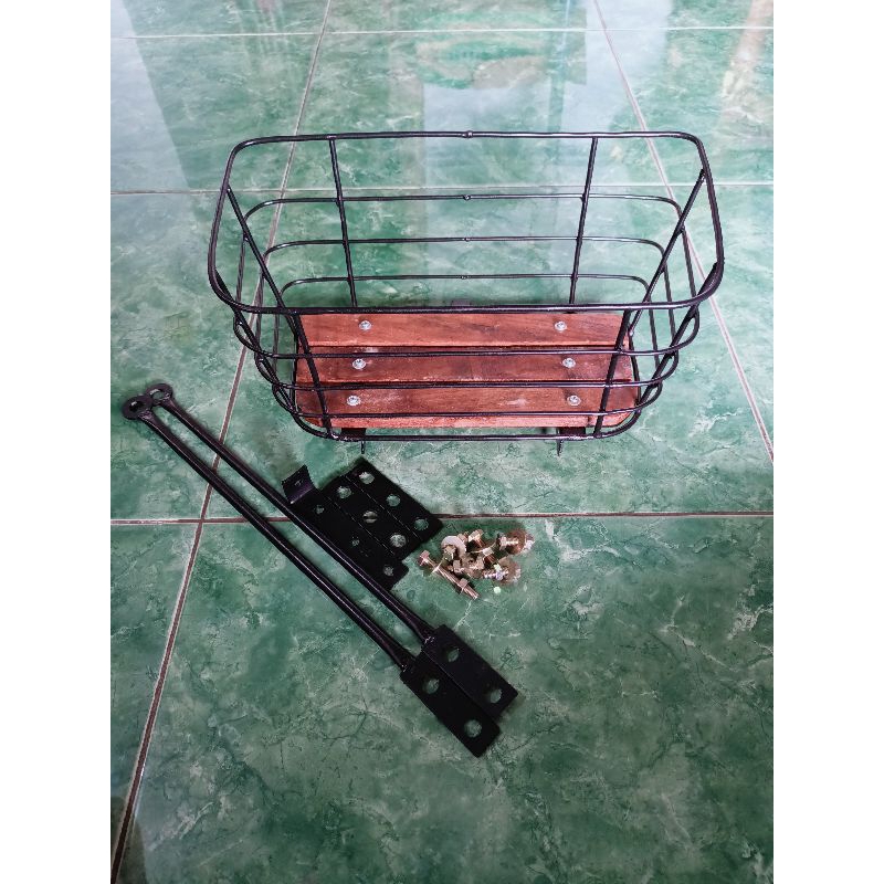 Keranjang Sepeda Lipat Mtb Minivelo Road bike Kranjang alas kayu klasik keranjang Sepeda Klasik Univ