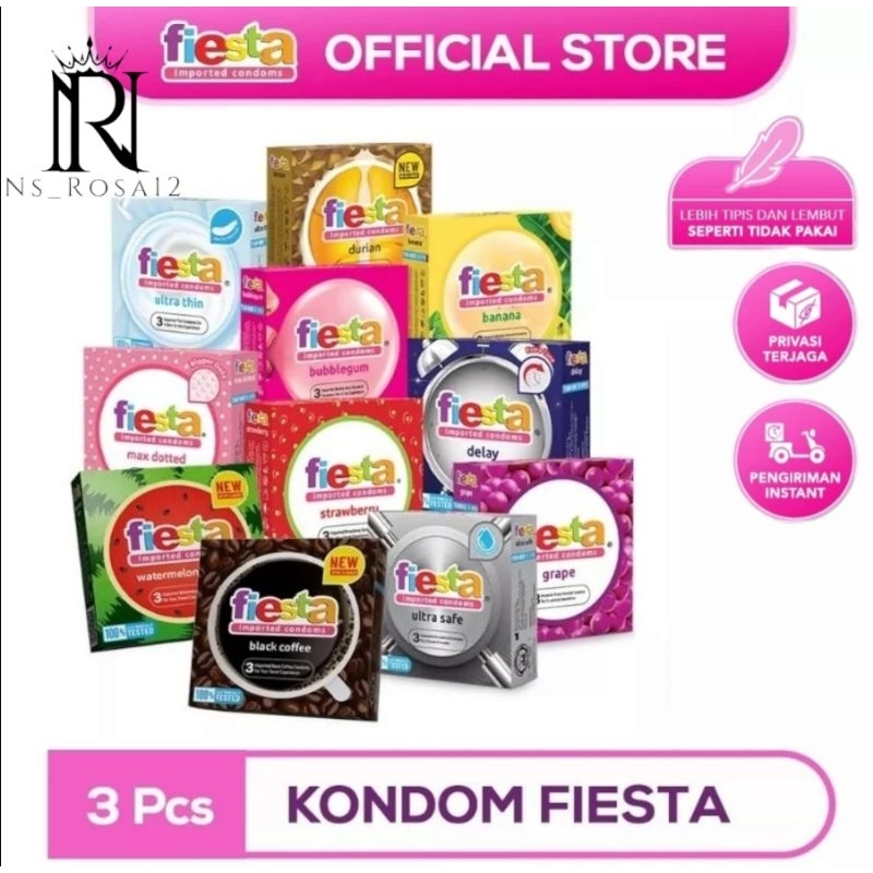 Kondom Fiesta Semua Rasa