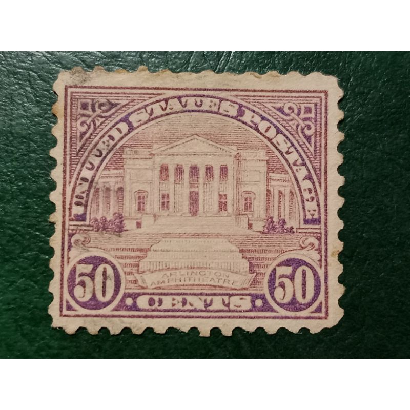 

Prangko USA 50 Cents Arlington Amphitheater Tahun 1922 Used