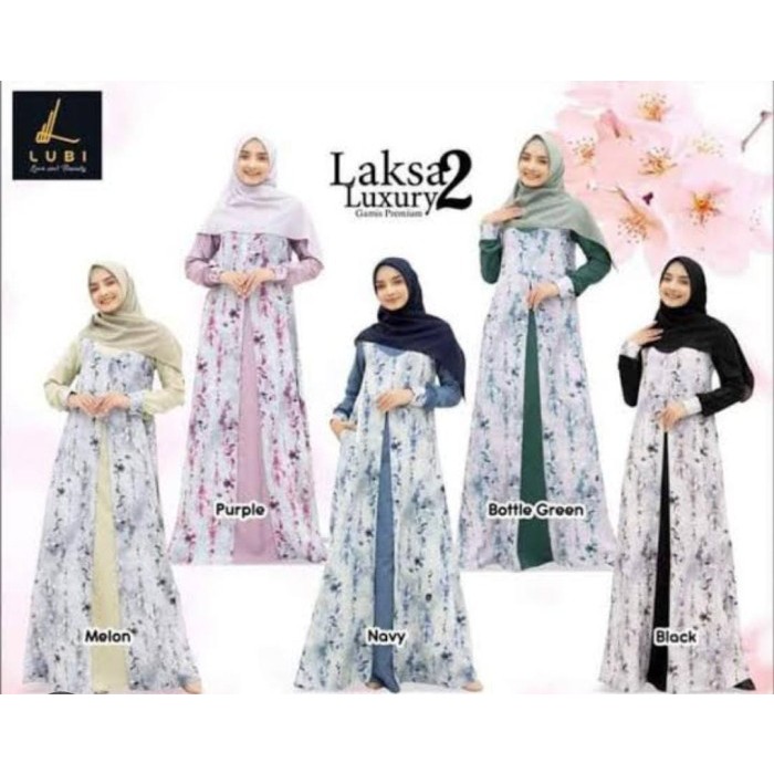 GAMIS CAKEP LAKSA 2 BY LUBI LOVE AND BEAUTY