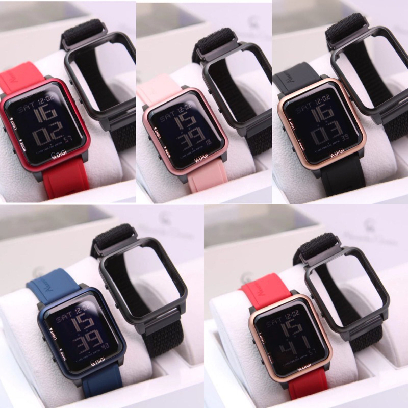 JAM TANGAN ALEXANDRE CHRISTIE AC9344 AC 9344 DIGITAL