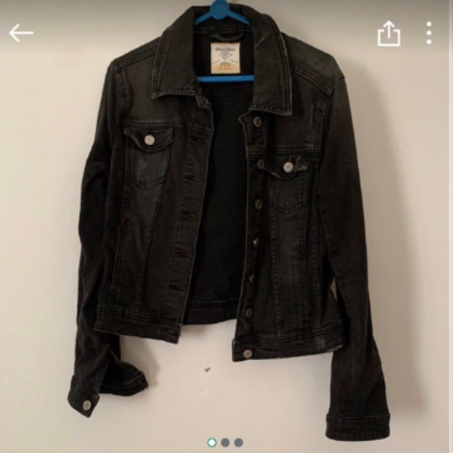 stradivarius distressed denim jeans