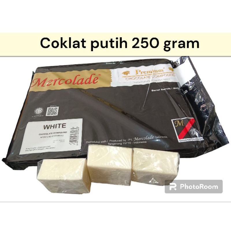 

Coklat Putih Mercolade 250 Gram Premium Repack