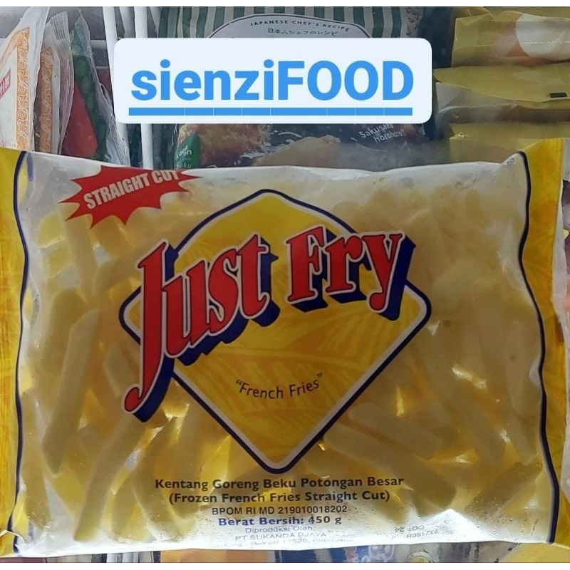 

JUST FRY French Fries Straight cut 450gr