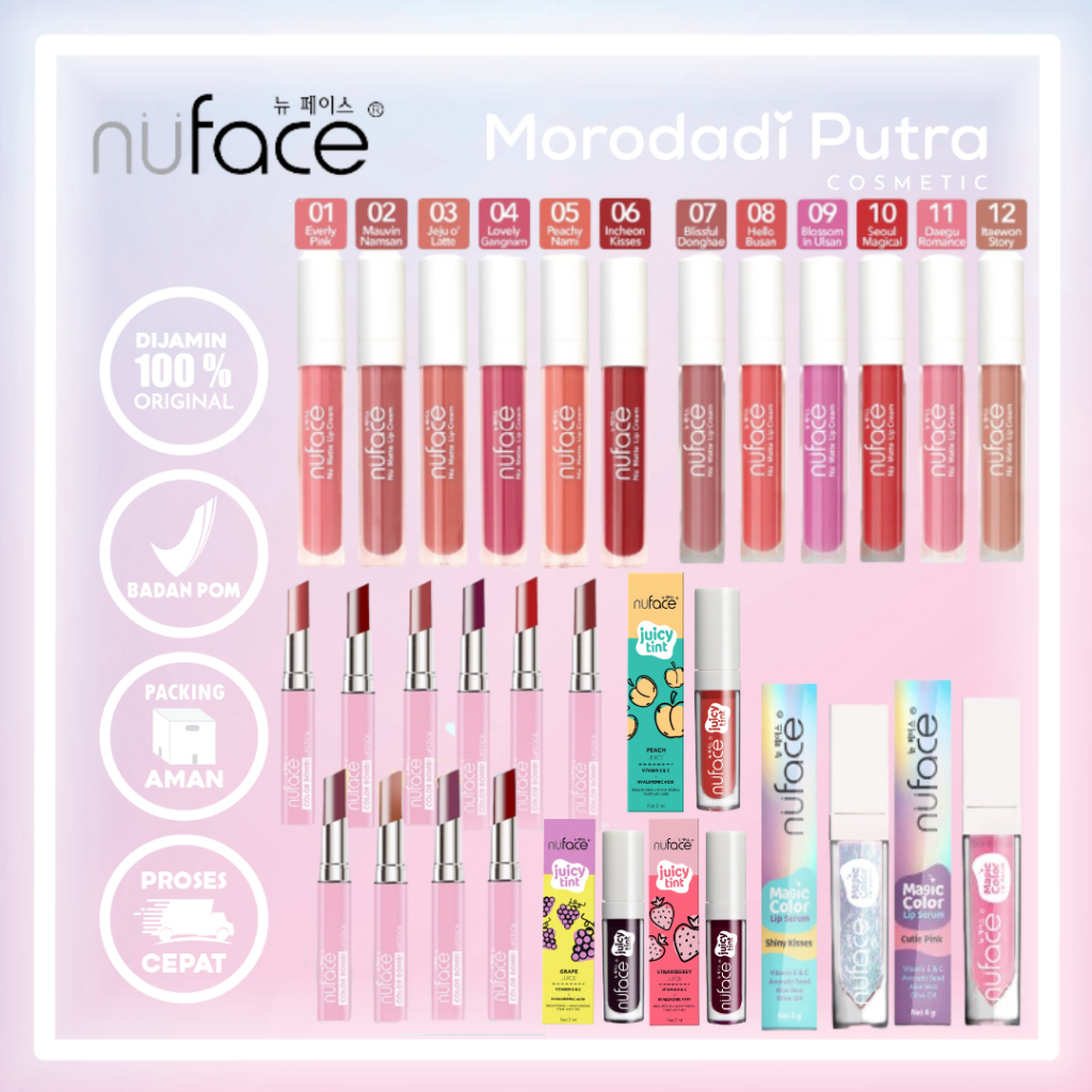 Nu Face All Lipstik | Lipcream | Lipserum