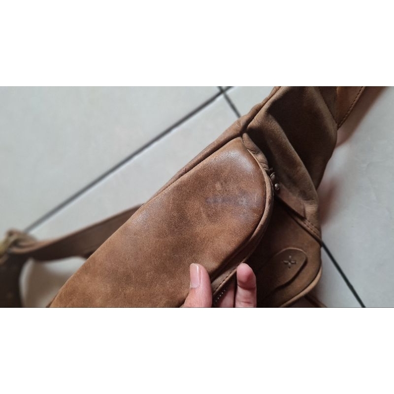 waist bag lthrkrft kulit asli