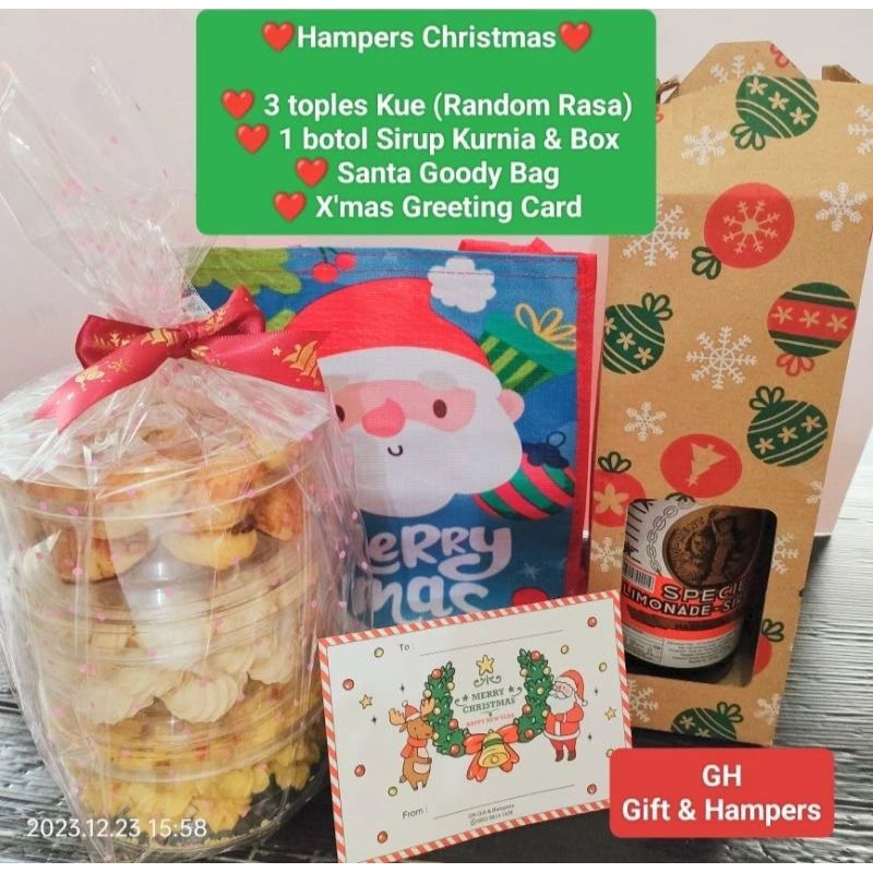 

kue Natal 3 rasa + sirup