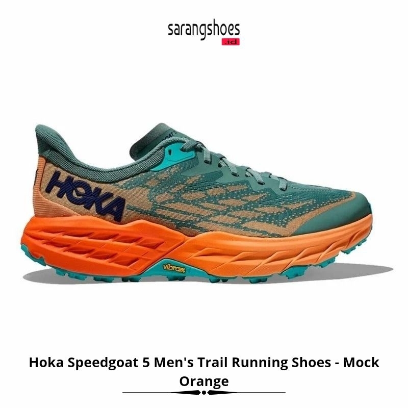 Hoka Speedgoat 5 Men's Trail Running Shoes - Mock Orange