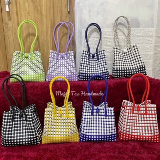 Tas Wanita Anyaman Jali Premium DAFFA Muat 5kg Original Majid Tas Handmade