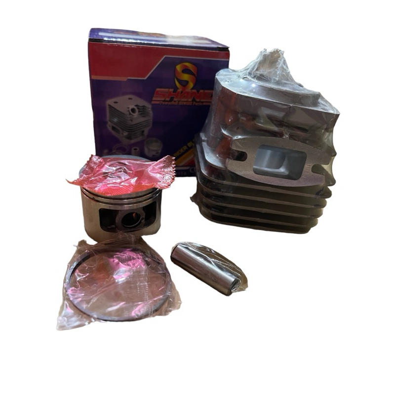 CYLINDER BLOCK CHAINSAW 5800 SILVER KILAT 58cc BLOCK CYLINDER 5800  SHANE KOMPLIT